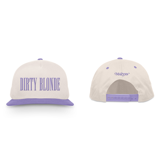 Dirty Blonde - Cream/Periwinkle Snapback Hat